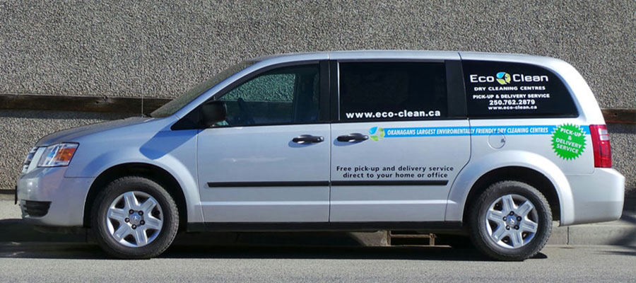Eco Clean pick-up and delivery van